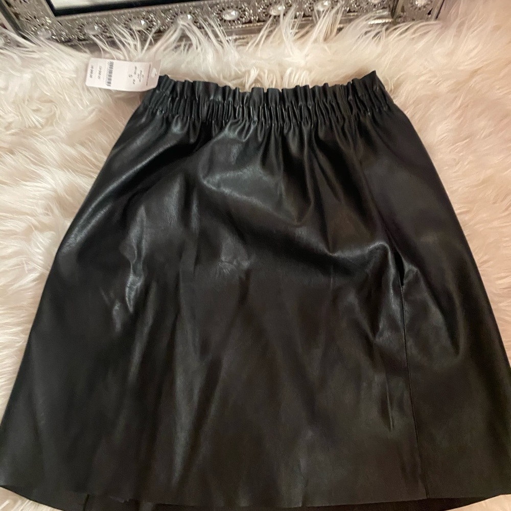 Bebe leather skirt